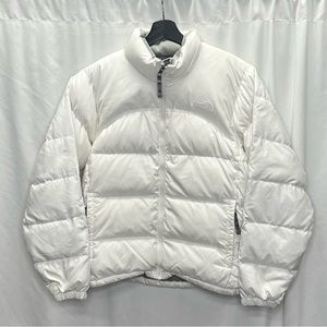 North Face 700 Nuptse Puffer All White Women’s Size Medium